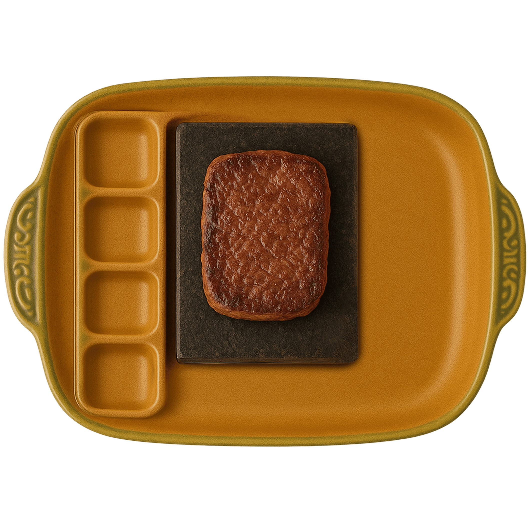 Richardson's smoked meat on traditional Hungarian style plate.